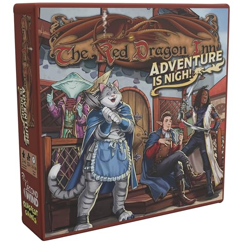 SlugFest Games: The Red Dragon Inn: Adventure is Nigh - Standalone Or Combine, Fantasy Tavern Board & Card Game, New Characters, Ages 14+, 2-4 Players SlugFest Games: The Red Dragon Inn: Adventure is Nigh - Standalone Or Combine, Fantasy Tavern Board & Card Game, New Characters, Ages 14+, 2-4 Players von Slugfest Games