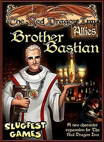 Slugfest Games SFG00018 -Dragon Inn - Allies - Brother Bastian, Kartenspiel, rot von Slugfest Games