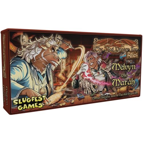 Slugfest Games: The Red Dragon Inn Allies: Melvyn vs Marah – Erweiterung, Strategie-Brettspiel, 2 Charaktererweiterungen, Alter ab 13 Jahren, 2 bis 6 Spieler, über 30 Minuten Slugfest Games: The Red Dragon Inn Allies: Melvyn vs Marah – Erweiterung, Strategie-Brettspiel, 2 Charaktererweiterungen, Alter ab 13 Jahren, 2 bis 6 Spieler, über 30 Minuten von Slugfest Games