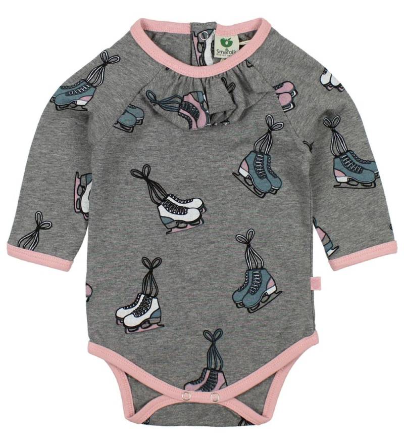 Småfolk Body l/ä - Grau Meliert m. Schlittschuhe - Småfolk - 56 - Body L/Ä Småfolk Body l/ä - Grau Meliert m. Schlittschuhe - Småfolk - 56 - Body L/Ä von Småfolk