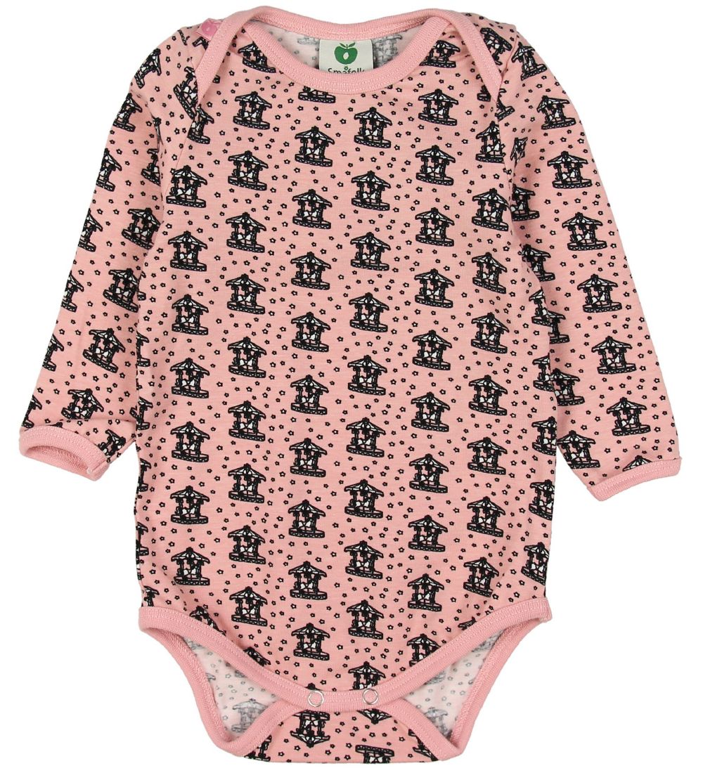 Småfolk Body l/ä - Silber Pink m. Kenzies Carousel - Småfolk - 68 - Body L/Ä Småfolk Body l/ä - Silber Pink m. Kenzies Carousel - Småfolk - 68 - Body L/Ä von Småfolk