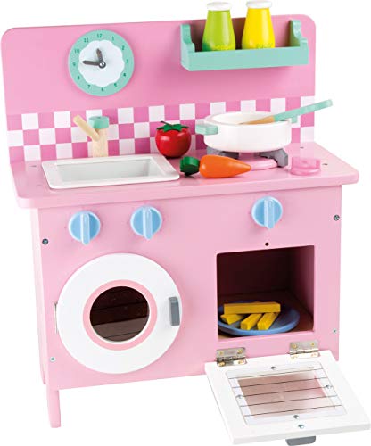 small foot 1580 Küche „Rosali“ aus Holz, in pastelligen Farben, mit Zubehör für realistisches Spielgefühl, ab 3 Jahren Toy small foot 1580 Küche „Rosali“ aus Holz, in pastelligen Farben, mit Zubehör für realistisches Spielgefühl, ab 3 Jahren Toy von Small Foot