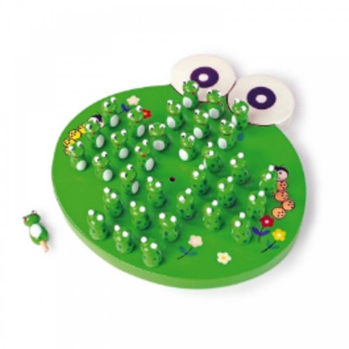 small foot Solitär Frosch aus Holz, Gesellschaftsspiel mit 33 Frosch-Spielfiguren, ab 5 Jahren, 1876 small foot Solitär Frosch aus Holz, Gesellschaftsspiel mit 33 Frosch-Spielfiguren, ab 5 Jahren, 1876 von Small Foot