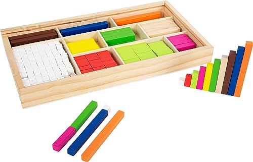small foot Rechenstäbchen aus Holz, zum Erlernen des kleinen 1x1, 308 bunte Stäbchen in einer Box, ab 5 Jahre, 1136 small foot Rechenstäbchen aus Holz, zum Erlernen des kleinen 1x1, 308 bunte Stäbchen in einer Box, ab 5 Jahre, 1136 von Small Foot