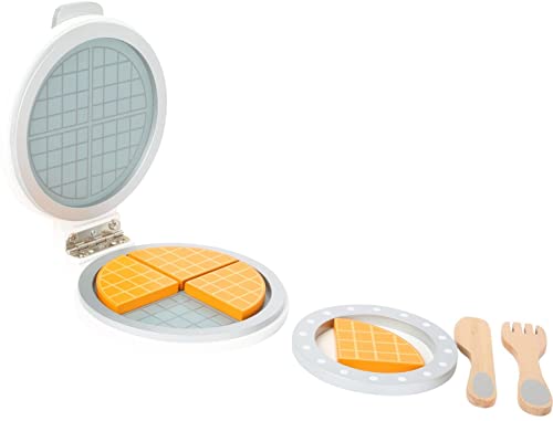 small foot Waffeleisen aus Holz, zum Aufklappen mit vier Waffelstücken, Zubehör für Kinderküchen, ab 3 Jahren, 10592, 9.6 x 7.1 x 2.4 small foot Waffeleisen aus Holz, zum Aufklappen mit vier Waffelstücken, Zubehör für Kinderküchen, ab 3 Jahren, 10592, 9.6 x 7.1 x 2.4 von Small Foot