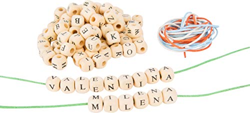 small foot Buchstabenwürfel aus Holz zum Fädeln, fördert Kreativität und lehrt das Buchstabieren, ab 3 Jahren, 10713 small foot Buchstabenwürfel aus Holz zum Fädeln, fördert Kreativität und lehrt das Buchstabieren, ab 3 Jahren, 10713 von Small Foot