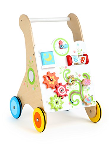 small foot Lauflernwagen Kunterbunt, aus Holz, multifunktionales Motorikspielzeug, mit gummierten Rädern, ab 1 Jahr, 10745 small foot Lauflernwagen Kunterbunt, aus Holz, multifunktionales Motorikspielzeug, mit gummierten Rädern, ab 1 Jahr, 10745 von Small Foot