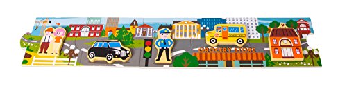 small foot 10794 Storypuzzle Stadt aus bemaltem Holz aus fünf großen, Puzzleteil beinhaltet EIN extra Setzpuzzle, REGT Fantasie und Sprachentwicklung an und fördert die Motorik small foot 10794 Storypuzzle Stadt aus bemaltem Holz aus fünf großen, Puzzleteil beinhaltet EIN extra Setzpuzzle, REGT Fantasie und Sprachentwicklung an und fördert die Motorik von Small Foot