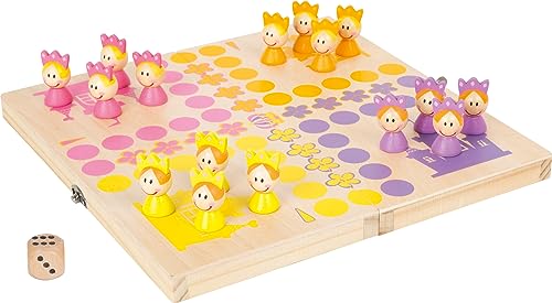 small foot Ludo Prinzessinnen, aus FSC 100%-zertifiziertem Holz, mit praktischer Transportbox für unterwegs, 11105 small foot Ludo Prinzessinnen, aus FSC 100%-zertifiziertem Holz, mit praktischer Transportbox für unterwegs, 11105 von Small Foot