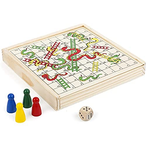 small foot Schlangen und Leiter-Spiel to go aus Holz, 100% FSC Zertifiziert, Holzbox zum Mitnehmen, Art.-Nr. 112211 small foot Schlangen und Leiter-Spiel to go aus Holz, 100% FSC Zertifiziert, Holzbox zum Mitnehmen, Art.-Nr. 112211 von Small Foot