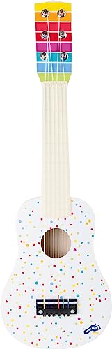 small foot Spielzeug-Gitarre "Sound", Musikinstrument für kleine Musiker, in farbenfrohem Design, ab 3 Jahren, 10382 von Small Foot by Legler