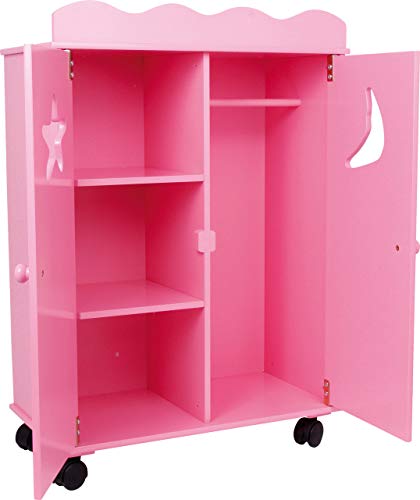 small Foot Puppenschrank/Puppenmöbel aus Holz, mit Einer Kleiderstange und 3 Fächer für Puppenkleider, ab 3 Jahren, 2880 small Foot Puppenschrank/Puppenmöbel aus Holz, mit Einer Kleiderstange und 3 Fächer für Puppenkleider, ab 3 Jahren, 2880 von Small Foot