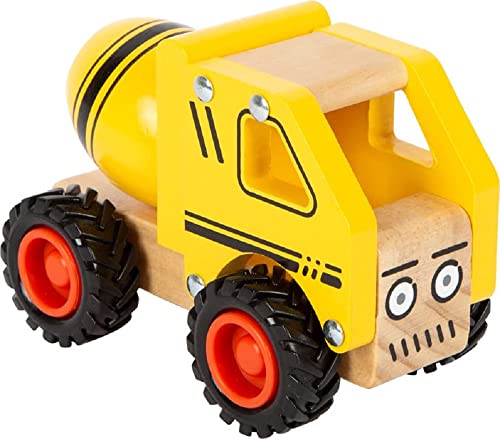 small foot Betonmischer, Spielfahrzeug für Kinder aus Holz, mit gummierten Rädern, ab 18 Monaten, 12286 small foot Betonmischer, Spielfahrzeug für Kinder aus Holz, mit gummierten Rädern, ab 18 Monaten, 12286 von Small Foot
