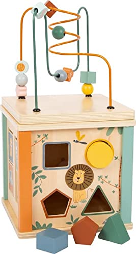 small foot Motorikwürfel "Safari" aus Holz, Lernspielzeug für Babys und Kleinkinder, 5 Seiten, ab 12 Monaten, 11960 small foot Motorikwürfel "Safari" aus Holz, Lernspielzeug für Babys und Kleinkinder, 5 Seiten, ab 12 Monaten, 11960 von Small Foot