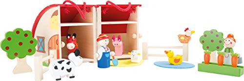 small foot Spielwelt Bauernhof aus Holz, tragbarer Holzbauernhof mit Zubehör, für Kinder ab 3 Jahren, 10124 small foot Spielwelt Bauernhof aus Holz, tragbarer Holzbauernhof mit Zubehör, für Kinder ab 3 Jahren, 10124 von Small Foot