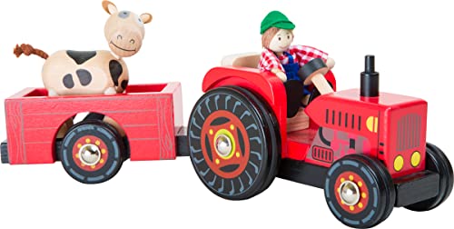 small foot Traktor mit Anhänger „Bauernhof“ aus Holz, mit Biegepuppen, Bauer und Kuh, ab 3 Jahren, 10316 small foot Traktor mit Anhänger „Bauernhof“ aus Holz, mit Biegepuppen, Bauer und Kuh, ab 3 Jahren, 10316 von Small Foot