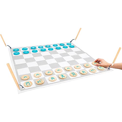small foot Dame und Schach XXL Active aus Holz, FSC 100%-Zertifiziert, Outdoorspiel ab 6 Jahren, 12026 small foot Dame und Schach XXL Active aus Holz, FSC 100%-Zertifiziert, Outdoorspiel ab 6 Jahren, 12026 von Small Foot