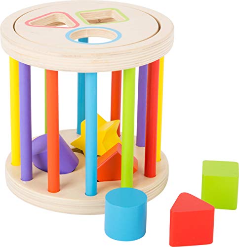 small foot 10628 Formenzylinder aus Holz mit kunterbunten Streben, 6-teiliges Motorikspielzeug Spielzeug small foot 10628 Formenzylinder aus Holz mit kunterbunten Streben, 6-teiliges Motorikspielzeug Spielzeug von Small Foot