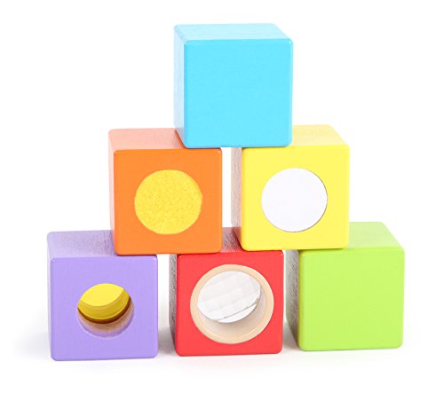 Small Foot 10636 Holzbausteine kleine Entdecker aus farbenfrohem Holz mit integriertem Sinnesspiel Spielzeug, Mehrfarbig Small Foot 10636 Holzbausteine kleine Entdecker aus farbenfrohem Holz mit integriertem Sinnesspiel Spielzeug, Mehrfarbig von Small Foot