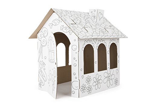 small foot 10762 Puppenhaus aus Pappe zum Ausmalen, schneller Aufbau, offene Türen und Fenster zum leichten Bespielen small foot 10762 Puppenhaus aus Pappe zum Ausmalen, schneller Aufbau, offene Türen und Fenster zum leichten Bespielen von Tektorado