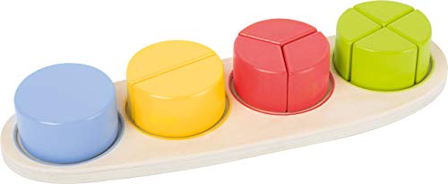 Small Foot 11102 Steckpuzzle Bruchkreise Educate aus Holz, FSC 100%-Zertifiziert Spielzeug, Mehrfarbig Small Foot 11102 Steckpuzzle Bruchkreise Educate aus Holz, FSC 100%-Zertifiziert Spielzeug, Mehrfarbig von Small Foot