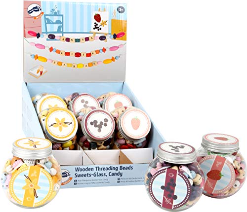 Small Foot 11249 Holz-Fädelperlen Bonbon-Dose Candy, für individuelle Freundschaftsbändchen, für Kinder ab 3 Jahren Spielzeug, Mehrfarbig Small Foot 11249 Holz-Fädelperlen Bonbon-Dose Candy, für individuelle Freundschaftsbändchen, für Kinder ab 3 Jahren Spielzeug, Mehrfarbig von Small Foot