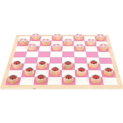 Small Foot 11337 Damespiel Frühlingswiese aus Holz, süße Marienkäfer und Schmetterlinge, incl. Spielanleitung Small Foot 11337 Damespiel Frühlingswiese aus Holz, süße Marienkäfer und Schmetterlinge, incl. Spielanleitung von Small Foot