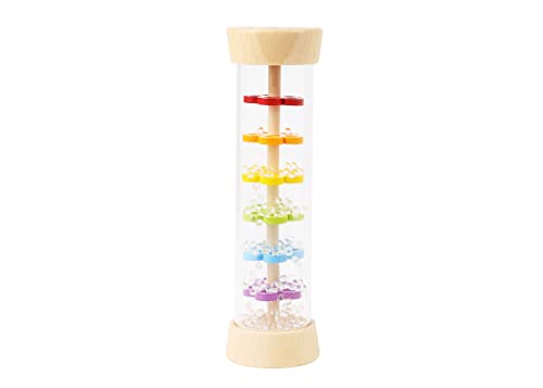 Small Foot Regenmacher, aus Holz mit Kugeln in Glasoptik, Rhythmusinstrument und Rassel für Babys und Kleinkinder, 11567 Spielzeug Small Foot Regenmacher, aus Holz mit Kugeln in Glasoptik, Rhythmusinstrument und Rassel für Babys und Kleinkinder, 11567 Spielzeug von Small Foot