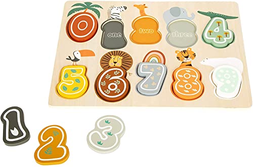 Small Foot Setzpuzzle Zahlen Safari aus Holz, 10-teiliges Lernpuzzle mit ENGL. Bezeichnungen, ab 1 Jahr, 11702 Spielzeug Small Foot Setzpuzzle Zahlen Safari aus Holz, 10-teiliges Lernpuzzle mit ENGL. Bezeichnungen, ab 1 Jahr, 11702 Spielzeug von Small Foot