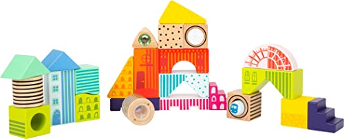 Small Foot 11748 Bausteine Fantasiewelt, 24 Bunte Holzbausteine zum Stapeln, Staunen und Entdecken, ab 12 Monaten Toys, Mehrfarbig Small Foot 11748 Bausteine Fantasiewelt, 24 Bunte Holzbausteine zum Stapeln, Staunen und Entdecken, ab 12 Monaten Toys, Mehrfarbig von Small Foot