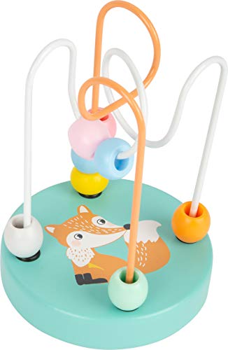 small foot Motorikschleife Fuchs Pastell, mit farbigen Kugeln und Zwei Metallschleifen, ab 12 Monaten, 11763, Mehrfarbig small foot Motorikschleife Fuchs Pastell, mit farbigen Kugeln und Zwei Metallschleifen, ab 12 Monaten, 11763, Mehrfarbig von Small Foot