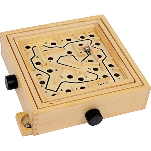 Small Foot Kugellabyrinth, Geschicklichkeitsspiel für Kinder aus Holz, integrierte Lenkung, ab 5 Jahren, 3461 Small Foot Kugellabyrinth, Geschicklichkeitsspiel für Kinder aus Holz, integrierte Lenkung, ab 5 Jahren, 3461 von Small Foot