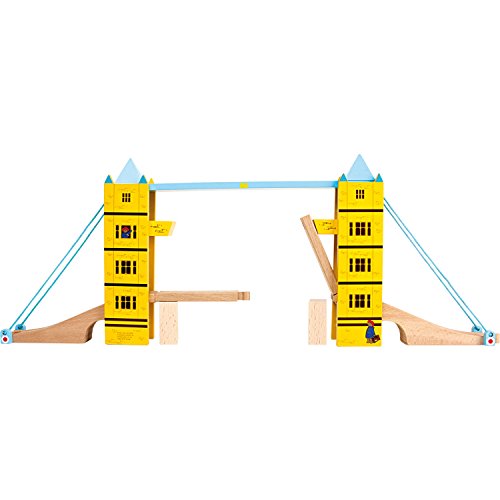 small foot 5999 Paddington Bär Tower Bridge, Holz, Brücke mit Klappfunktion lässt Sich an Jede Eisenbahschiene Bauen small foot 5999 Paddington Bär Tower Bridge, Holz, Brücke mit Klappfunktion lässt Sich an Jede Eisenbahschiene Bauen von Small Foot