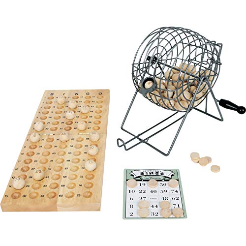 Small Foot Bingospiel mit Lostrommel aus Metall, Spielmaterialien aus Holz, ab 5 Jahren Spielzeug, Natur, 1831 Toys, 2019762 Small Foot Bingospiel mit Lostrommel aus Metall, Spielmaterialien aus Holz, ab 5 Jahren Spielzeug, Natur, 1831 Toys, 2019762 von Small Foot