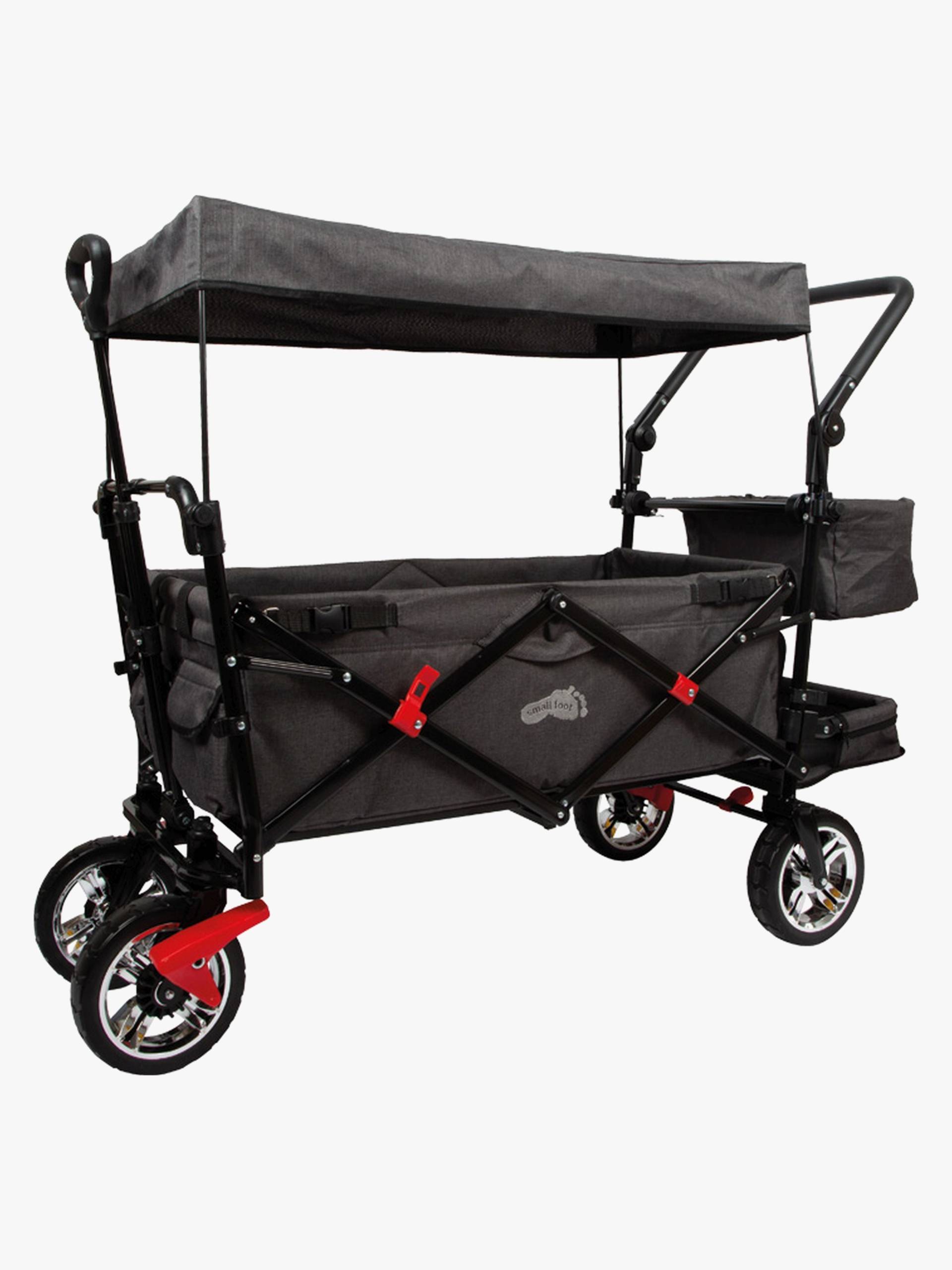 Small Foot Bollerwagen mit Dach, Schwarz Small Foot Bollerwagen mit Dach, Schwarz von Small Foot