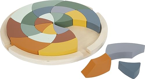 Small Foot Farbenpuzzle „Safari“ aus Holz, Kreativspiel zum Bauen, Stapeln und Legen, für Kinder ab 3 Jahren, 12457 Small Foot Farbenpuzzle „Safari“ aus Holz, Kreativspiel zum Bauen, Stapeln und Legen, für Kinder ab 3 Jahren, 12457 von Small Foot
