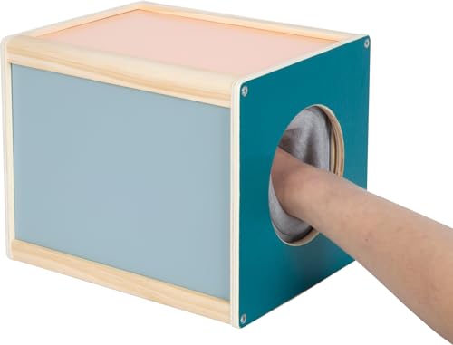 Small Foot Fühlbox „Sensory“, hochwertiges Sinnesspiel zum Ertasten von Gegenständen, für Kinder ab 3 Jahren, 12470 von Small Foot