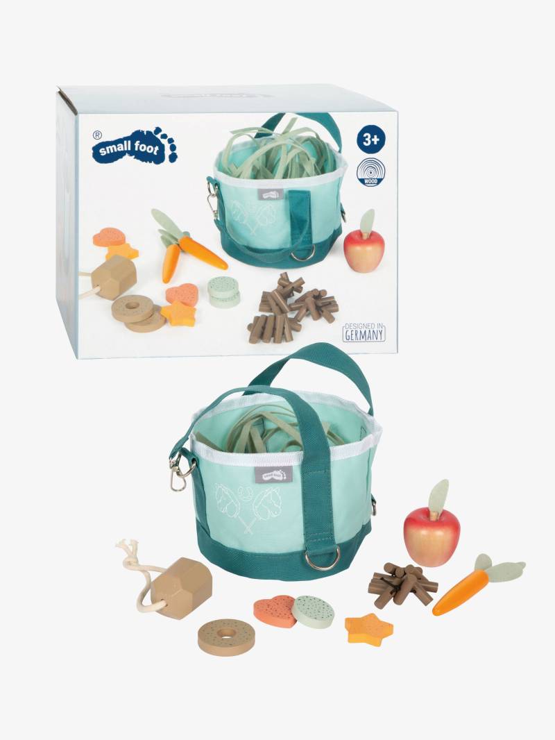 Small Foot Fütterset mit Tasche für Steckenpferd, Rot von Small Foot