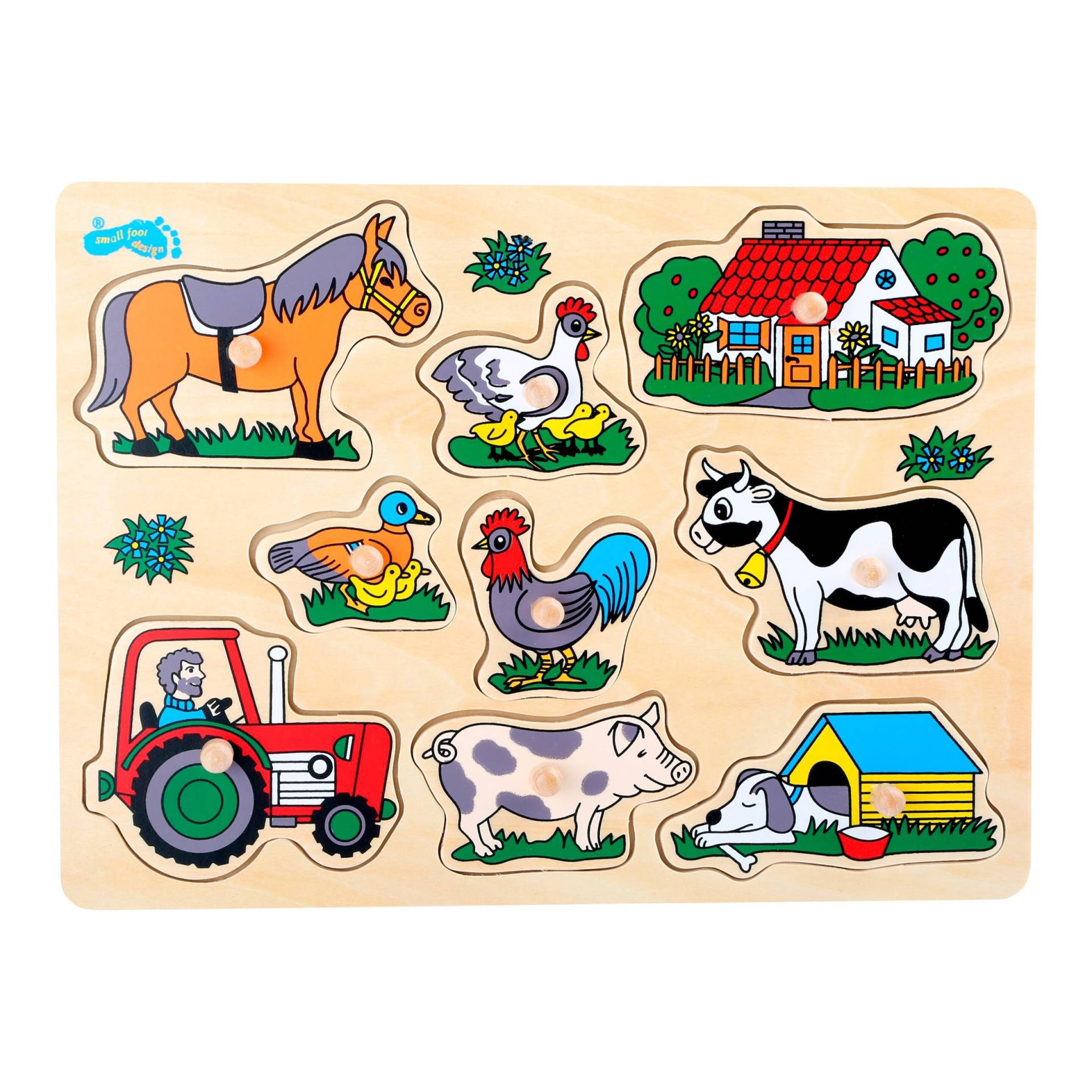 Small Foot Greifpuzzle Bauernhof von small foot