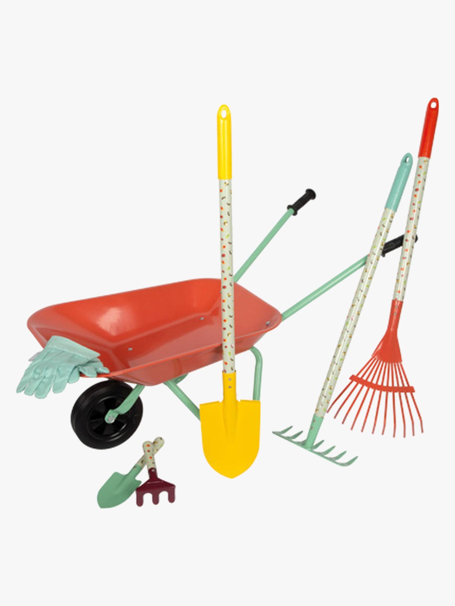 Small Foot Groß Gartenset mit Schubkarre Tiny Garden von Small Foot