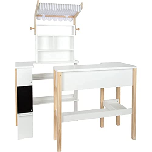 small foot Kaufladen "fresh" aus Holz, Rollenspielzeug für Kinder, modularer Kaufmannsladen ab 3 Jahren, 12328, Weiß small foot Kaufladen "fresh" aus Holz, Rollenspielzeug für Kinder, modularer Kaufmannsladen ab 3 Jahren, 12328, Weiß von Small Foot