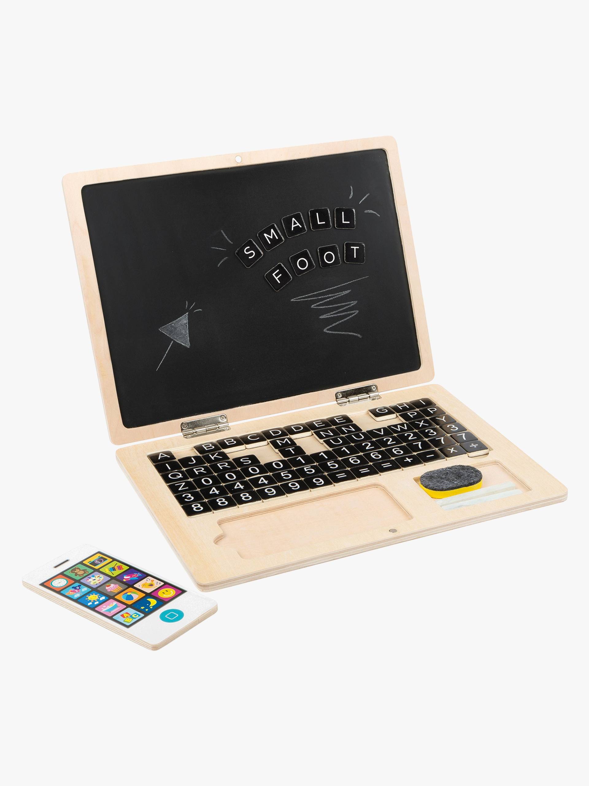 Small Foot Laptop aus Holz mit Magnettafel von Small Foot