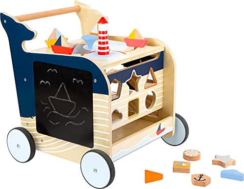 Small Foot Lauflernwagen Wal aus Holz für erste Gehversuche, multifunktional, für Kinder ab 1 Jahr, 11608 Small Foot Lauflernwagen Wal aus Holz für erste Gehversuche, multifunktional, für Kinder ab 1 Jahr, 11608 von Small Foot