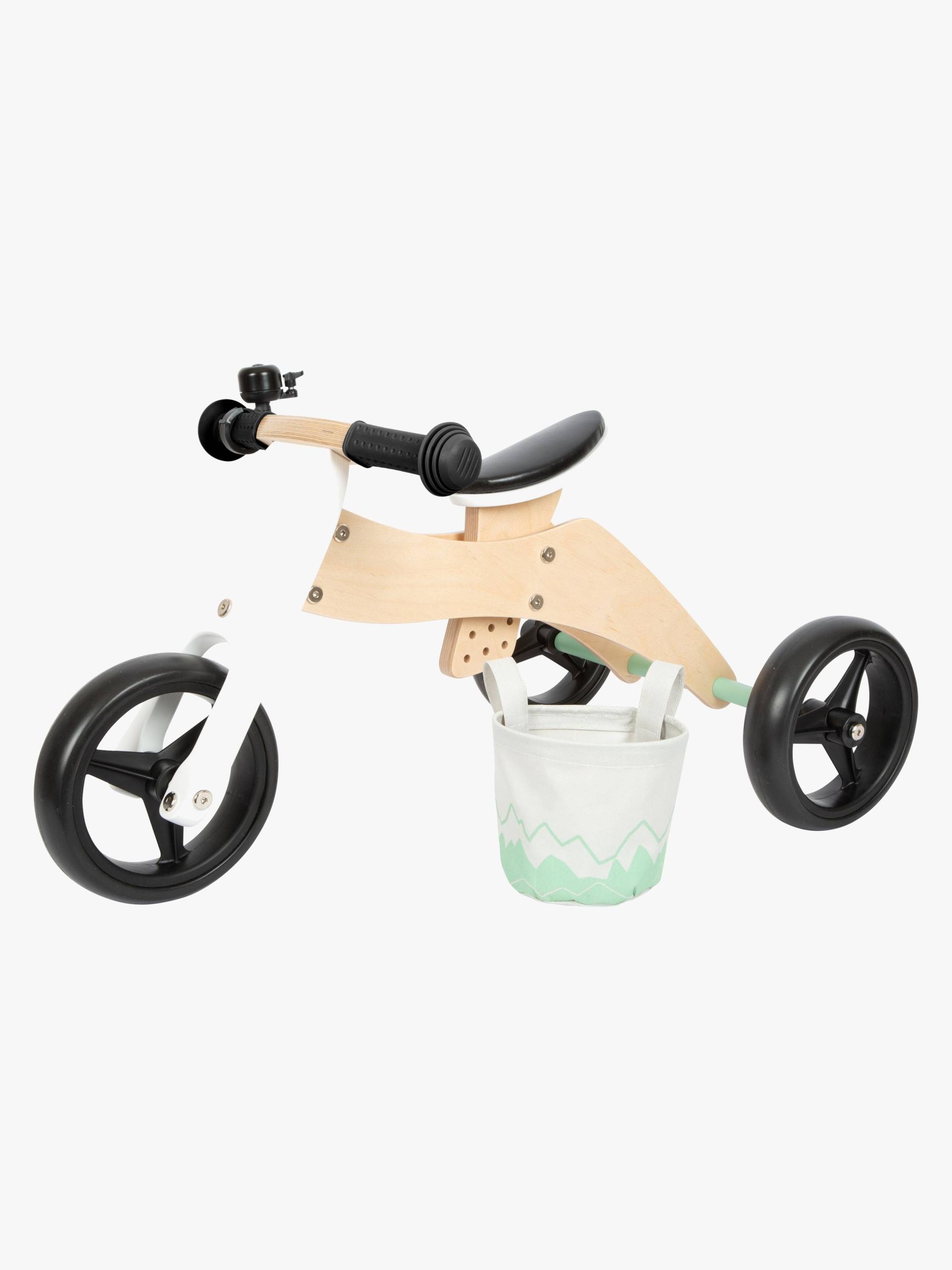 Small Foot Laufrad und Dreirad 4-in-1, Grün von Small Foot