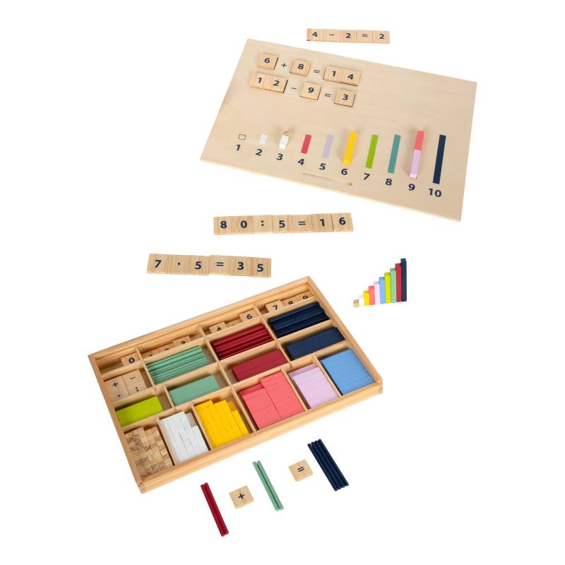 Small Foot Lernbox Rechenstäbchen mit Zahlen Educate von small foot