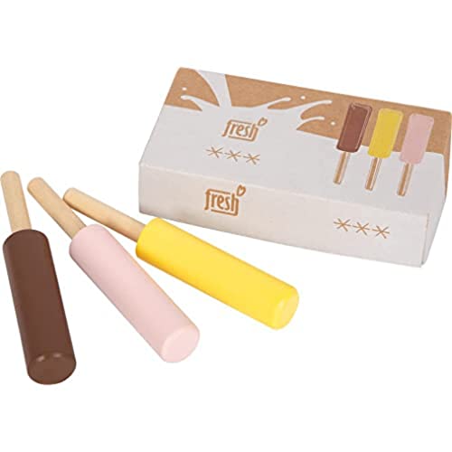 small foot Milcheis am Stiel "fresh" aus Holz, Zubehör für Kaufladen und Kinderküche, Rollenspielzeug ab 3 Jahren, 12351 small foot Milcheis am Stiel "fresh" aus Holz, Zubehör für Kaufladen und Kinderküche, Rollenspielzeug ab 3 Jahren, 12351 von Small Foot
