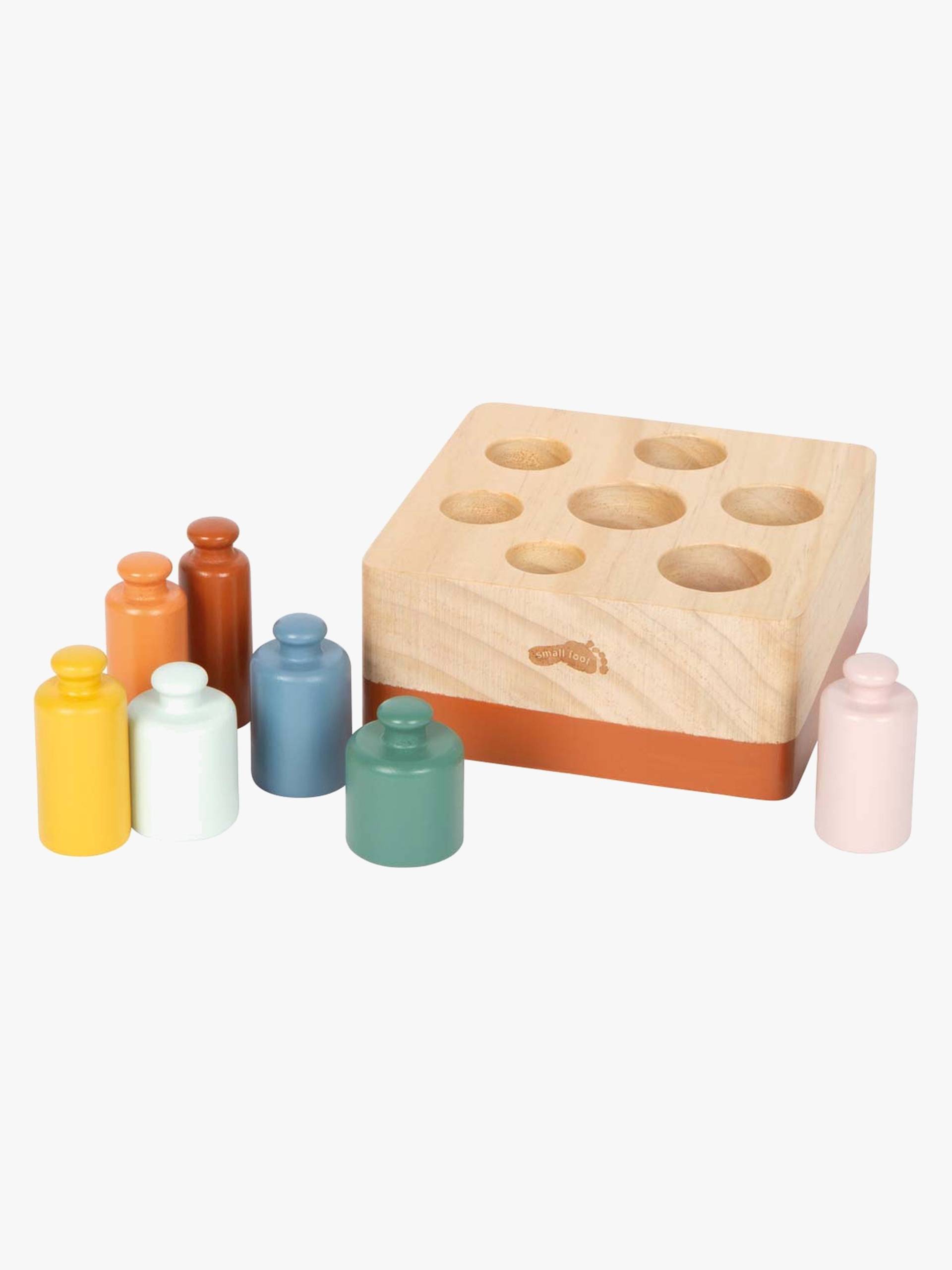 Small Foot Montessori Steckspiel Mit Zylindern von Small Foot
