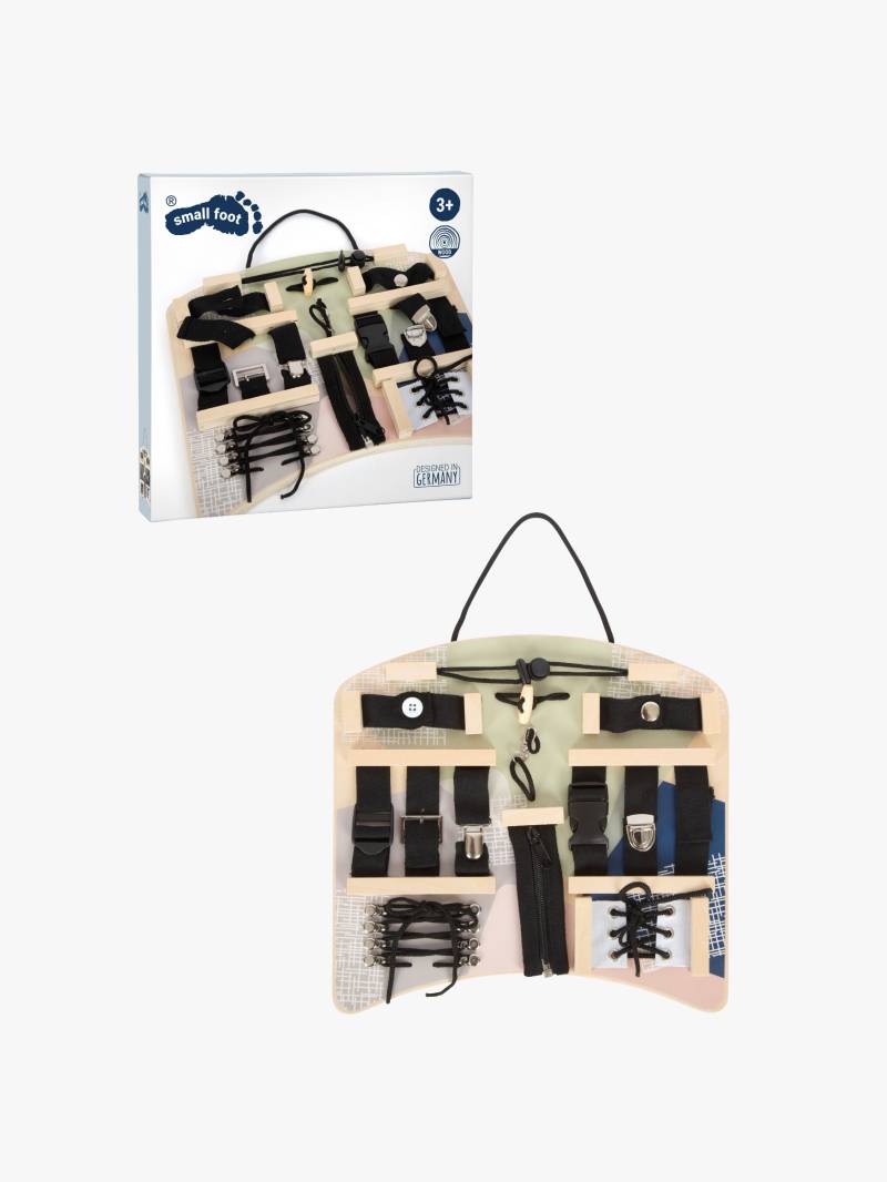 Small Foot Motorikbrett mit Verschlüssen und Schnürsenkeln Small Foot Motorikbrett mit Verschlüssen und Schnürsenkeln von Small Foot