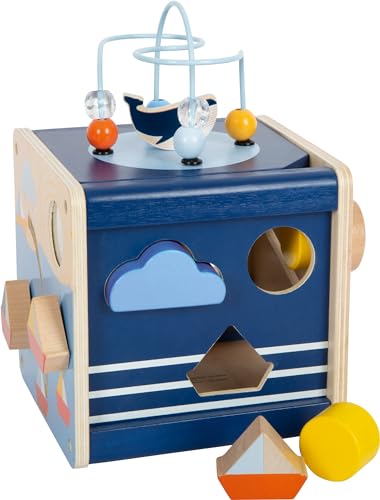 small foot Motorikwürfel Großer Ozean aus Holz, maritimes Motorikspielzeug für Kleinkinder ab 12 Monaten, 12312 small foot Motorikwürfel Großer Ozean aus Holz, maritimes Motorikspielzeug für Kleinkinder ab 12 Monaten, 12312 von Small Foot