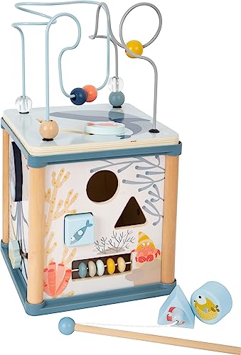 small foot Motorikwürfel Unterwasserwelt aus Holz, mit fünf bespielbaren Seiten, für Kinder ab 12 Monaten, 11910 small foot Motorikwürfel Unterwasserwelt aus Holz, mit fünf bespielbaren Seiten, für Kinder ab 12 Monaten, 11910 von Small Foot
